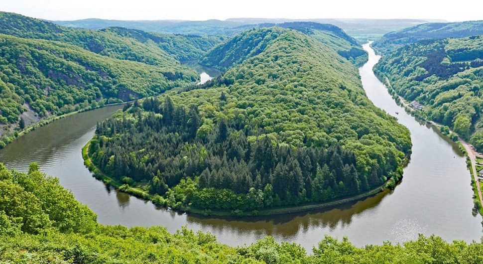 Luftbild Landschaft Saarland